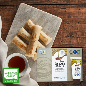 [유기농비건] 국내산 유기농 전통 찰조청 120gx5개입