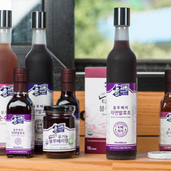 [모닝팜] 블루베리 자연발효초 375ml