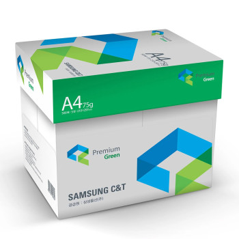 삼성물산 프리미엄 그린 A4 복사용지 75g 2500 매
