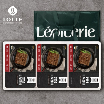 [26추석][롯데]수제양념LA갈비 3P 1.8kg(600g*3)