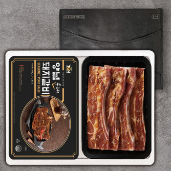 [26추석][더고기]한돈 양념우대갈비 2P 1.2kg(600g*2)