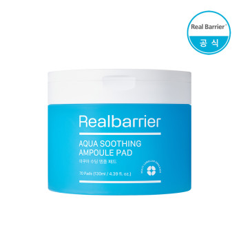 [리얼베리어] 아쿠아 수딩앰플패드130ml(70매)