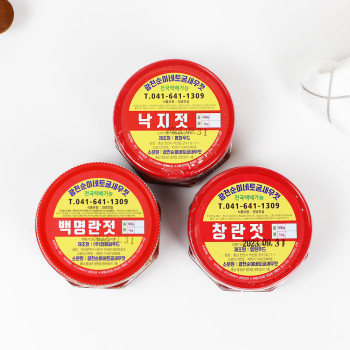 자연숙성 광천토굴젓갈 600g 3종세트 (백명란젓+창란젓+낙지젓)