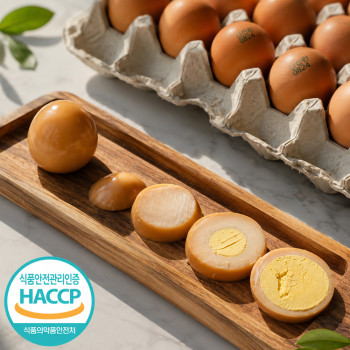 HACCP 맥반석 구운 훈제 계란 쫄깃 촉촉 구운란 대란 30구 60구