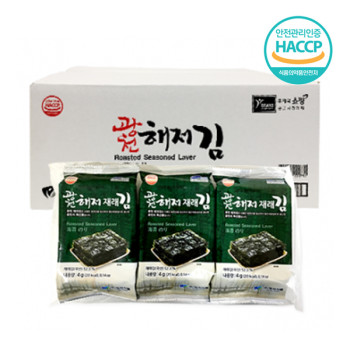 [해저광천김] 광천 재래 3단도시락김 (낱봉 72봉)