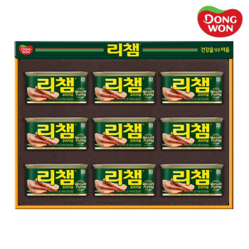 [26년추석][동원선물세트] 리챔G9호 (리챔 오리지널 200g 9캔)