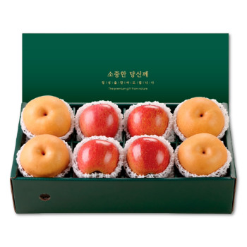 [위프레시] 특품4호 사과4과+배4과 4kg