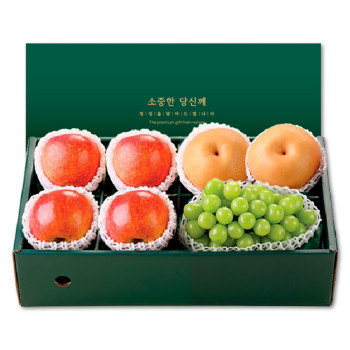 [위프레시] 특품6호 사과4과+배2과+샤인1수 3.5kg
