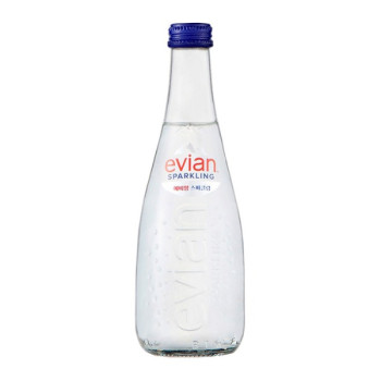 에비앙 스파클링워터 330ml(글라스) 20개