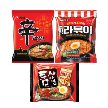 인기 봉지라면! 신라면 5+라볶이 4+빨계떡 5 14개