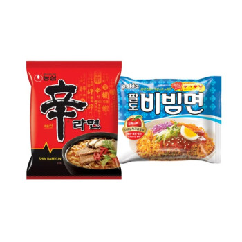 인기 봉지라면! 신라면 10+비빔면 10 20개