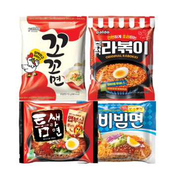인기 봉지라면! 꼬꼬면5+빨계떡5+비빔면5+라볶이4 19개