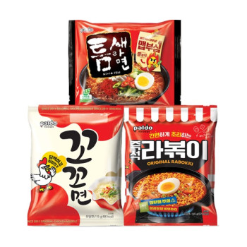 인기 봉지라면! 꼬꼬면5+빨계떡5+라볶이4 14개