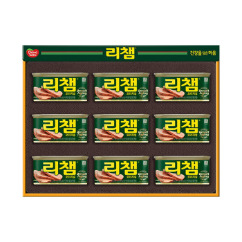 [동원선물세트] 26추석 리챔G9호 No-Cap(리챔 오리지널 200g 9캔)
