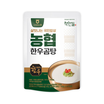 [고삼농협 착한들] 국내산 한우사골 한우곰탕 - 500ml × 6팩