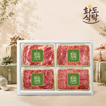 (농할) [화도식탁] 1++등급 한우 로스세트 600g/800g