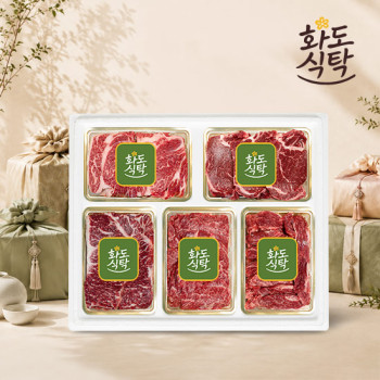 (농할) [화도식탁] 1++등급 한우 로스세트 2kg-3kg