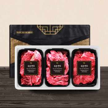 (농할) [우리] 한우 1+,1등급 로스구이 특선 4호(등심+특수부위+채끝)총 1.0kg