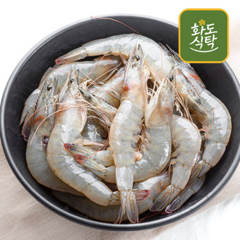 [화도식탁] 급냉 흰다리새우 500g/1kg