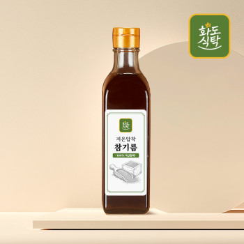 [화도식탁] 당일 저온착유 국내산 참기름 180ml/300ml