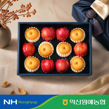 [익산원예농협] 26년 추석맞이 혼합  5kg내외(사과6과,배6과) 선물세트