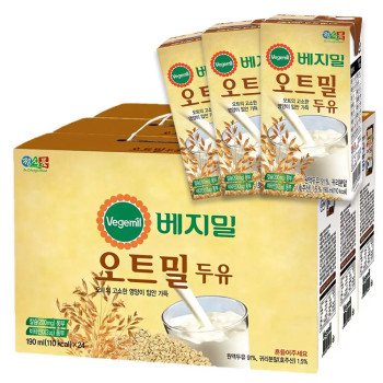 베지밀 오트밀 두유 고소한 영양가득 190ml x 24팩 x 3박스