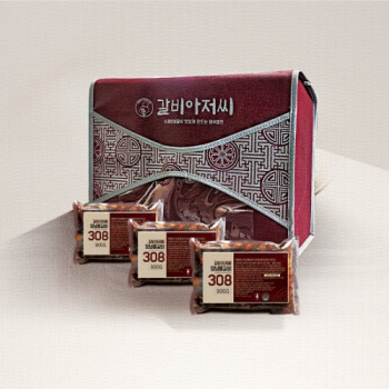 [갈비아저씨] 국내산 돼지로 만든 수제 양념 돼지갈비 선물세트