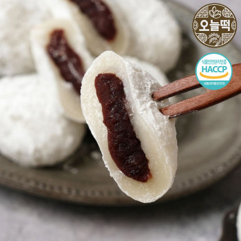 [오늘떡] 팥앙금 흰찹쌀떡 1.5kg/3kg (아이스박스+아이스팩 포장)