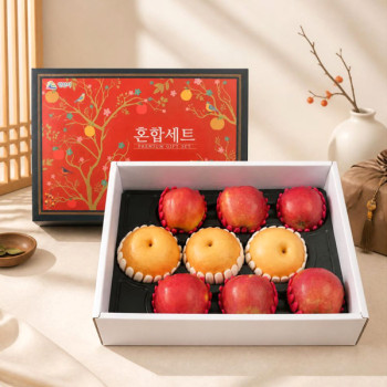 [농협] 한아름드린 프리미엄 사과/배 혼합세트 4kg(사과6과,배3과)