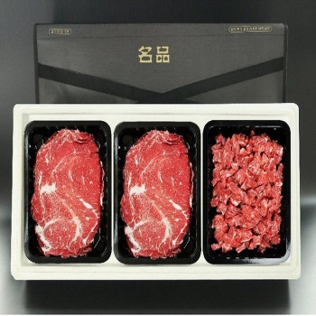[한결스토어]의 한우 투뿔 가족 선물세트 (불고기 300g*2 + 양지국거리 300g)