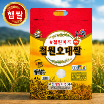 [철원미곡] 2026년산 햅쌀 철원오대쌀 4kg
