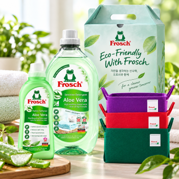 프로쉬 세탁세제 선물세트 (알로에베라 세탁세제 1.5L x 1 + 알로에베라 섬유유연제 750ml x 1 + 펠트바스켓 + 기프트박스)