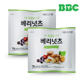 [비비씨] 7종 유산균 견과 베리넛츠 50입(무지박스) 하루견과