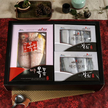 [제주특선] 프리미엄 은갈치/참옥돔세트1호 (은갈치 프리미엄2마리+옥돔 특대3마리)