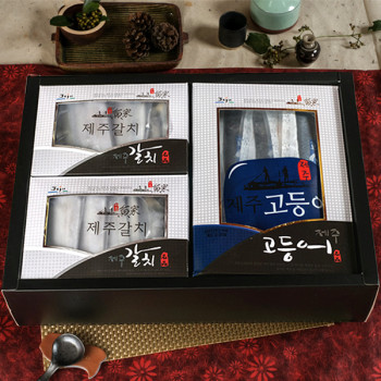 [제주특선] 프리미엄 은갈치/고등어살세트2호 (은갈치 프리미엄2마리+고등어살 특대5쪽)