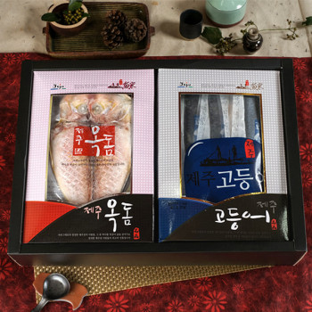 [제주특선] 프리미엄 참옥돔/고등어살세트3호 (옥돔 특대3마리+고등어살 특대5쪽)