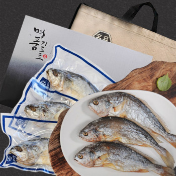 [영광앤굴비] 국내가공 진공포장 보리굴비(부세) 선물세트 5미/10미(대29-32cm내)