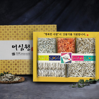 [어심] 함지함특호(볶음용멸치170g+조림용(특)멸치150g+조림용멸치150g+국물용멸치150g+꽃새우80g)