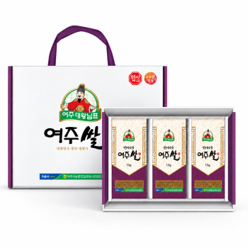 [26년 햅쌀] [선물세트] 국내산 대왕님표 여주쌀 히토메보레 3kg/4kg 최근 도정