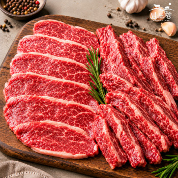 [남도향] 1등급 한우구이모둠 채끝+살치살 400g
