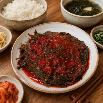 순수한반찬] 감칠맛 나는 양념 깻잎 장아찌