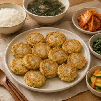 순수한반찬]  두툼두툼 전통 동그랑땡
