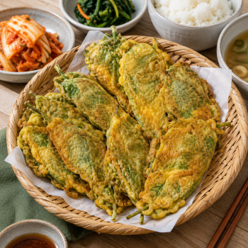 순수한반찬]  깻잎향을 품은 전통 깻잎전