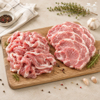 [남도향] 1등급 한돈 실속팩(앞다리살/뒷다리살) 600g/1kg