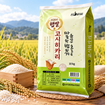 [26년 햅쌀/경기친환경영농] 고시히카리 10kg (상등급) 그린올린 따뜻한 밥 한끼