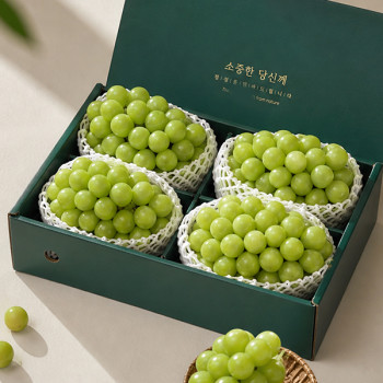 (농할) [오커최고] 국내산 샤인머스켓 샤인머스캣 선물세트 3~4kg