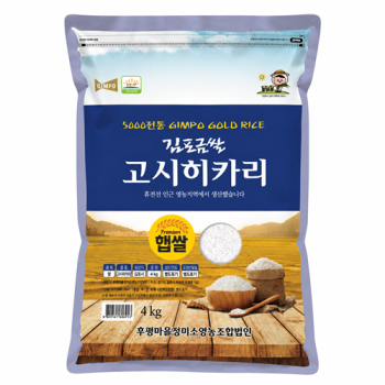 [농부가바로팜] [26년 햅쌀] 김포금쌀 고시히카리 상 4kg 후평리정미소