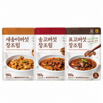 HACCP 건강한 데이웰즈 버섯 장조림 3종 (새송이,표고,송고)