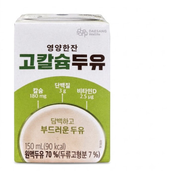 뉴케어 영양한잔 고칼슘두유 영양식 환자식 칼슘 단백질 비타민D 함유 150mlX24팩