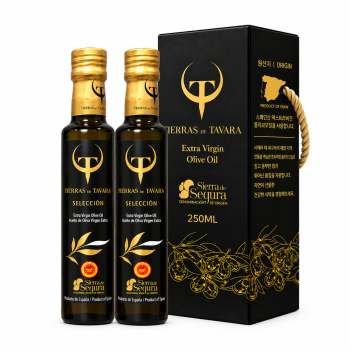 [TIERRAS DE TAVARA] 셀렉션 엑스트라버진 올리브오일 2종세트 (250ml X 2병)(케이스포함)